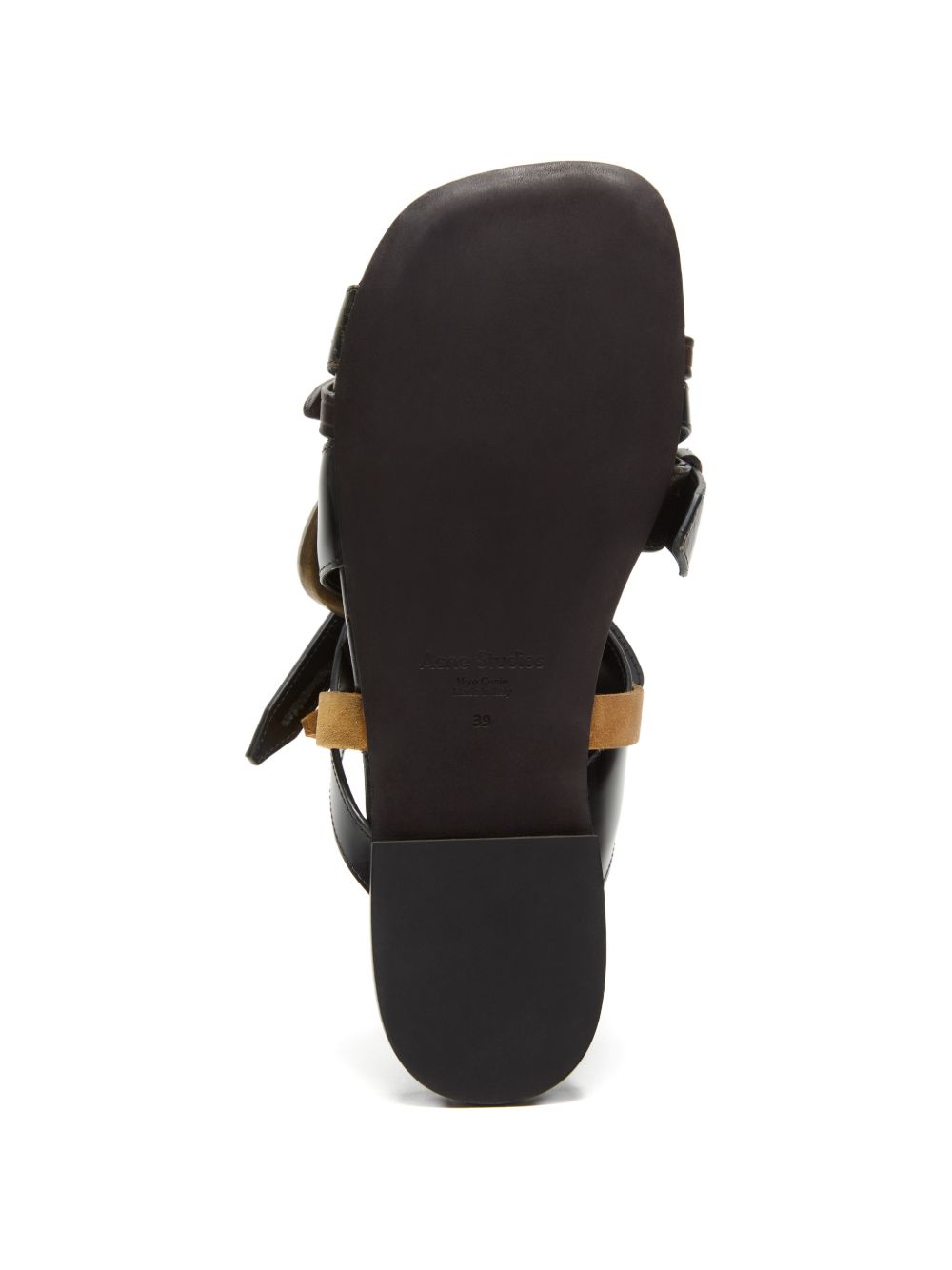 LEATHER FLAT SANDALS