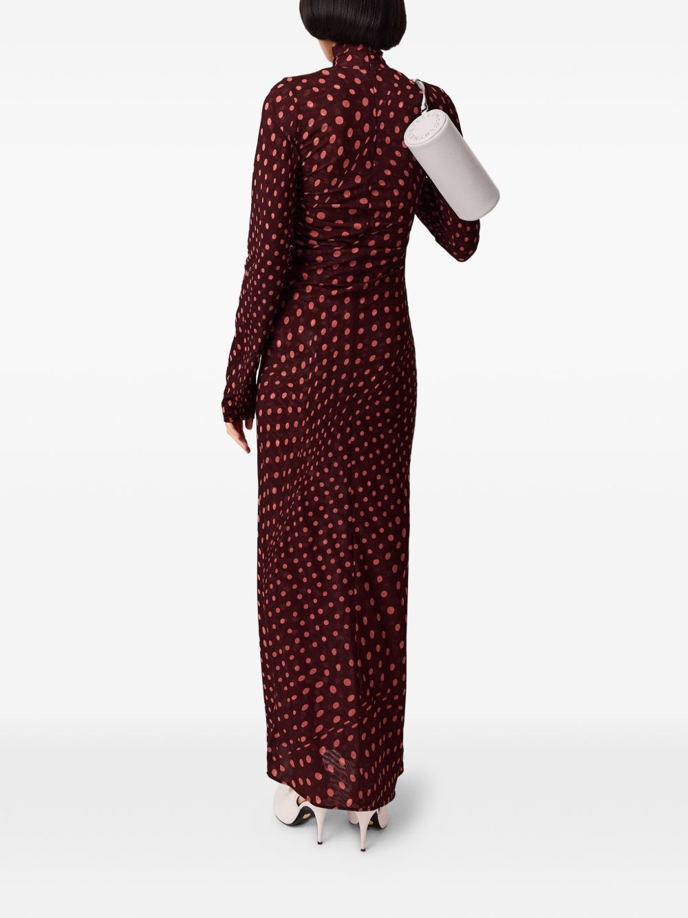 POLKA DOT LONG DRESS