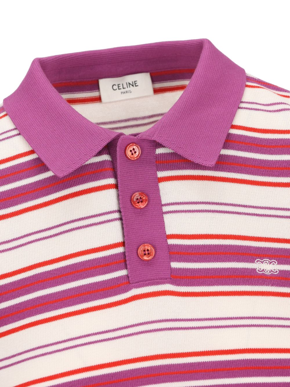 STRIPED COTTON POLO SHIRT
