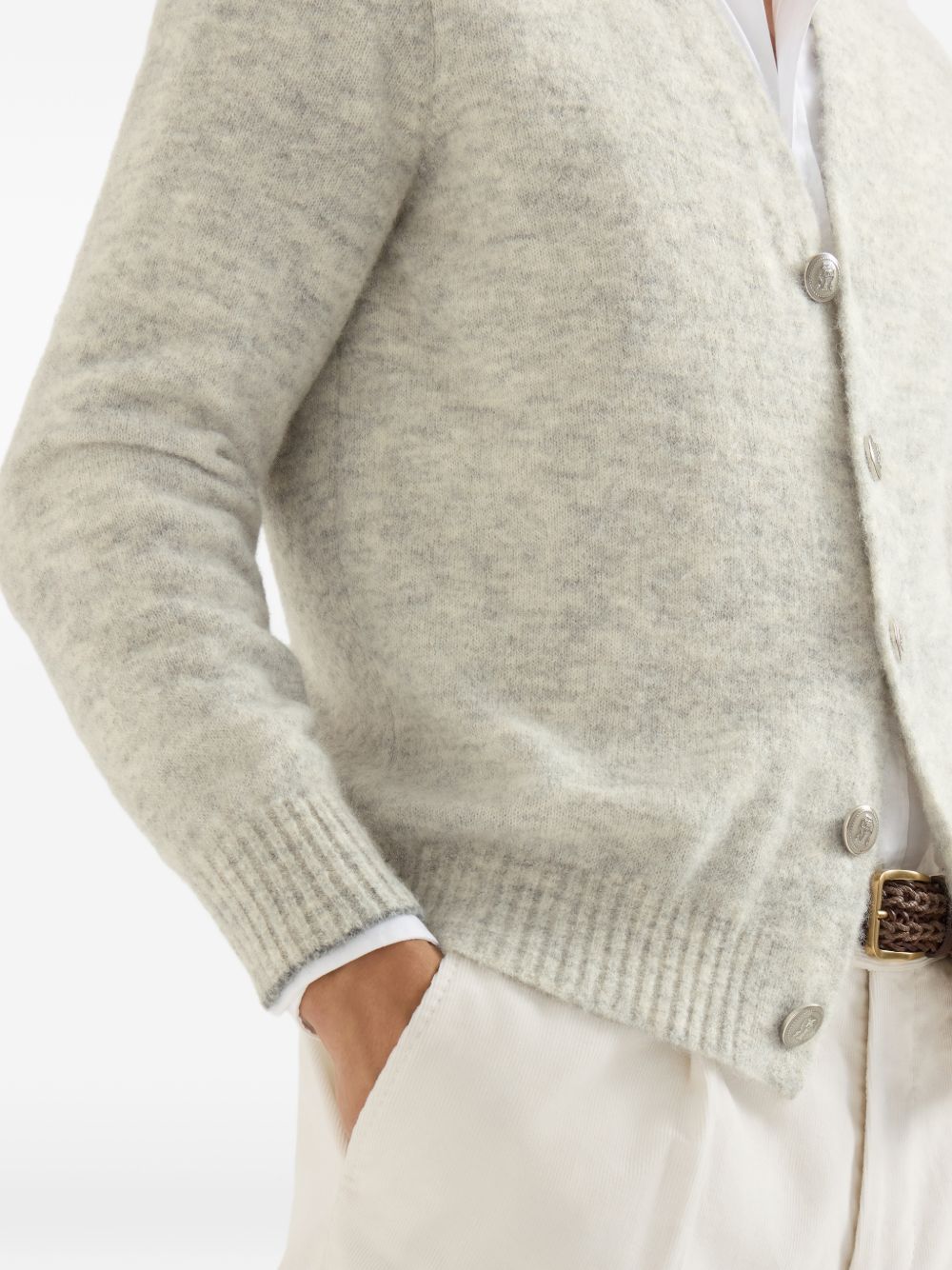 WOOL AND CASHMERE CARDIGAN