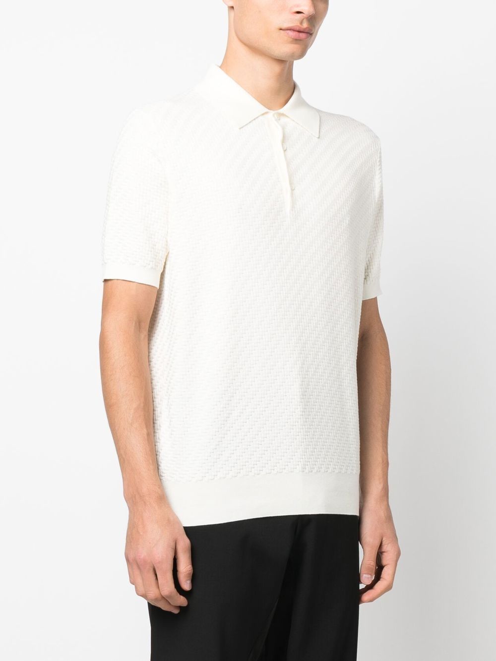 COTTON AND CASHMERE POLO SHIRT
