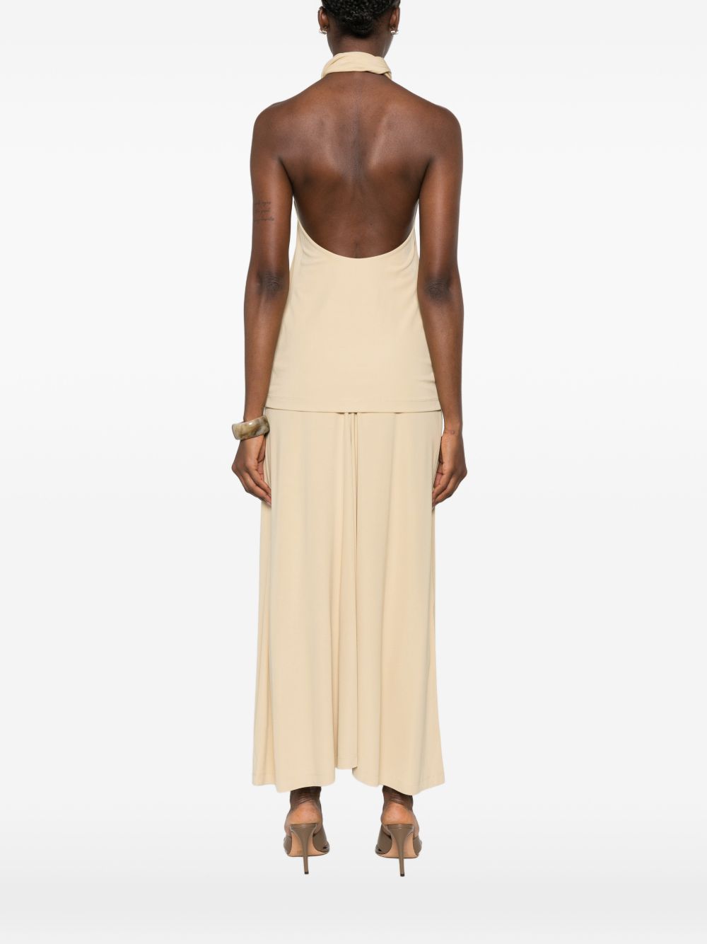 SLEEVELESS HALTERNECK TOP
