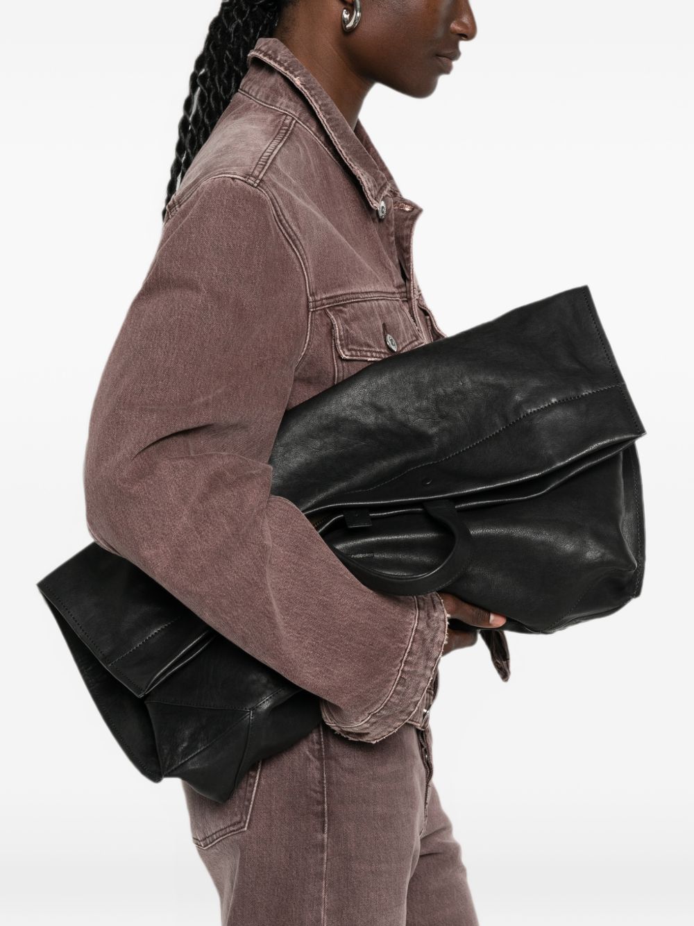 MATTI LEATHER TOTE BAG