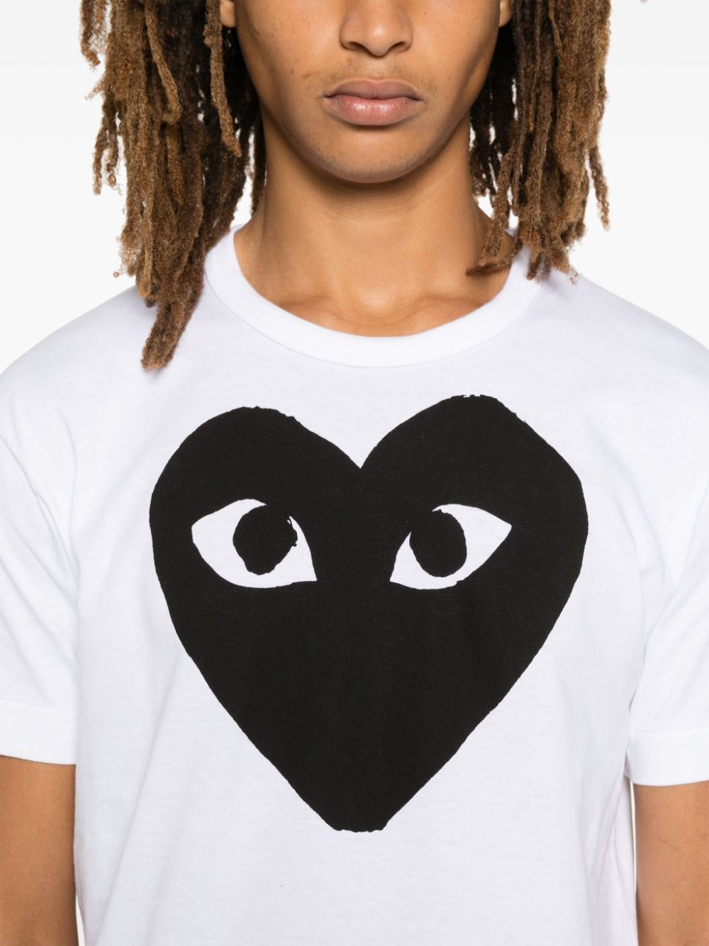 BLACK HEART COTTON T-SHIRT