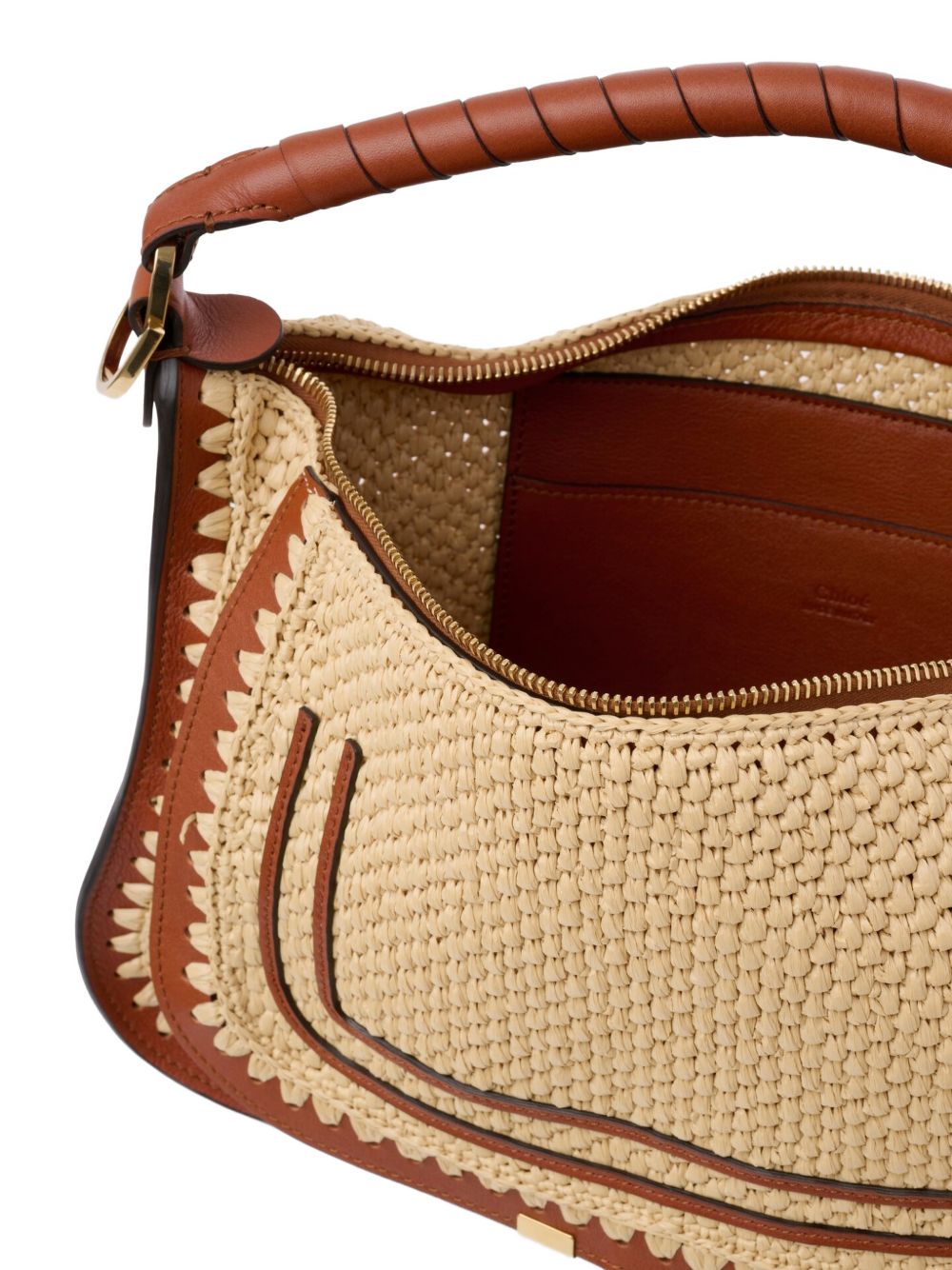 MARCIE SMALL RAFIA SHOULDER BAG