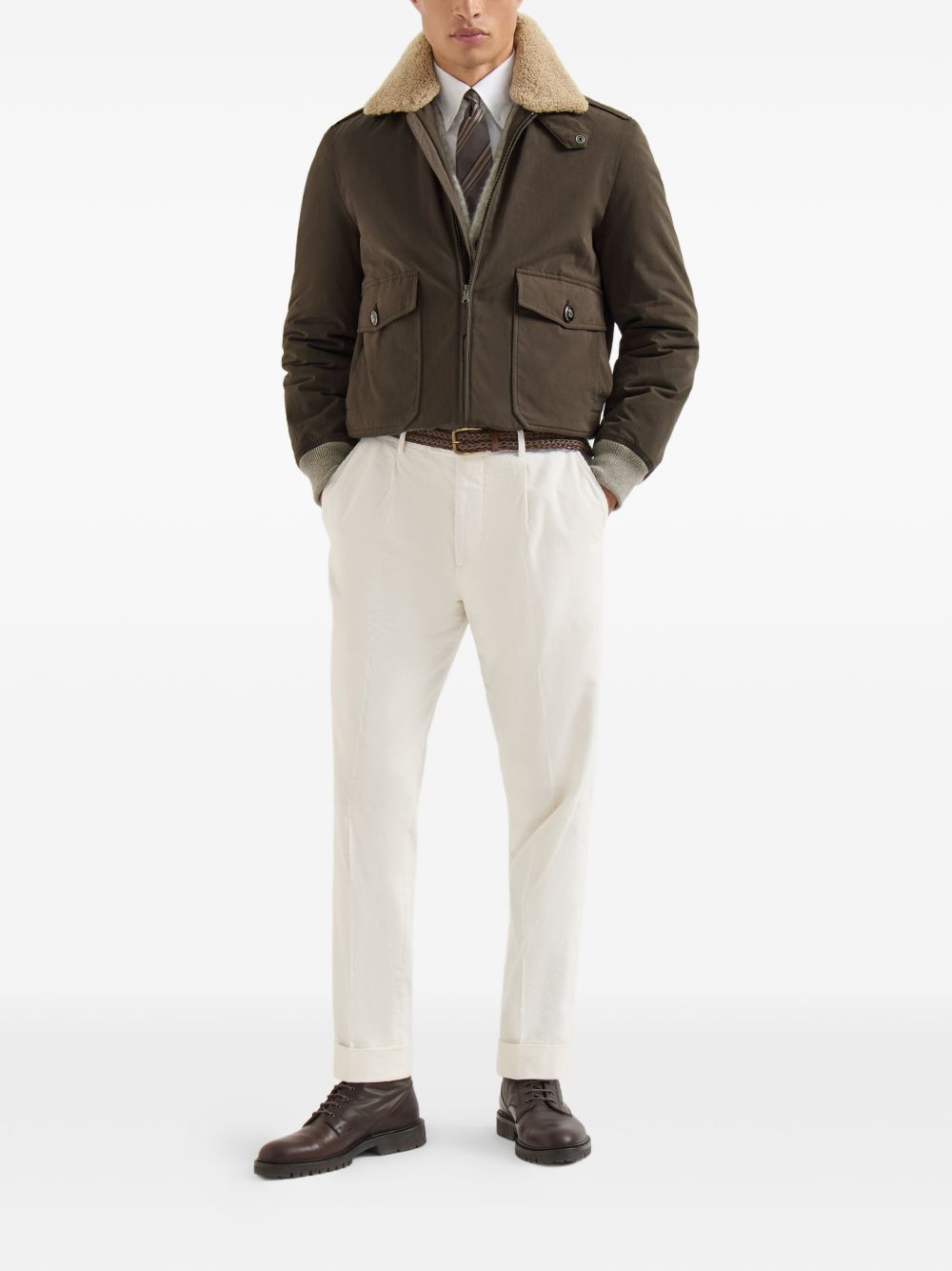 WOOL AND CASHMERE CARDIGAN
