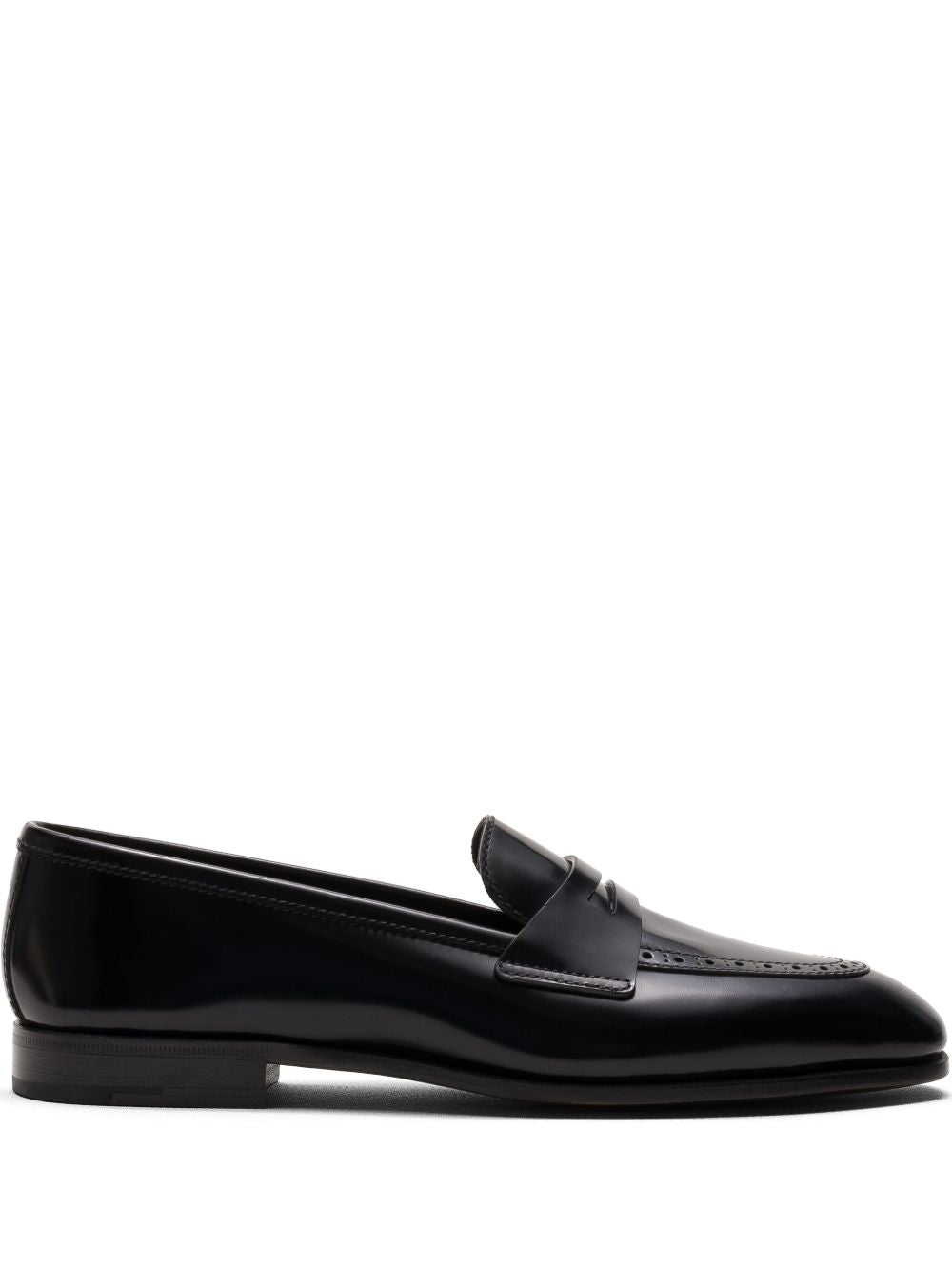 ONYX LEATHER LOAFERS