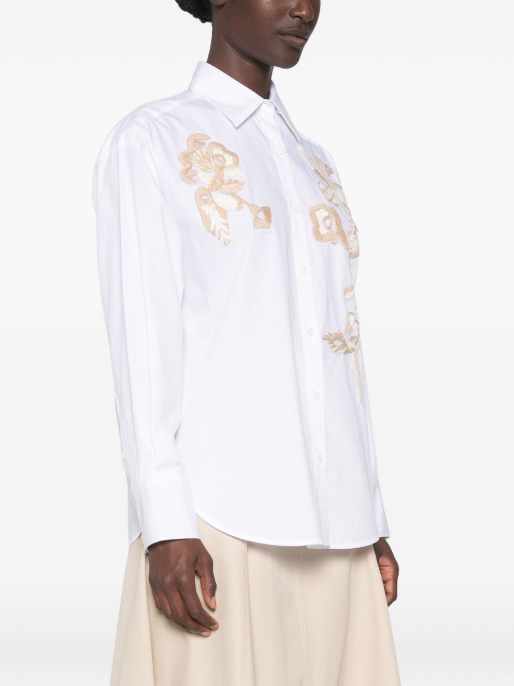 EMBROIDERED COTTON SHIRT