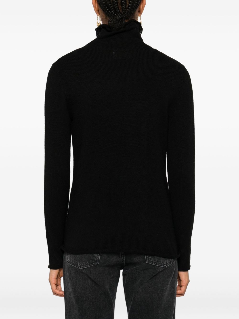 CASHMERE TURTLE-NECK SWEATER