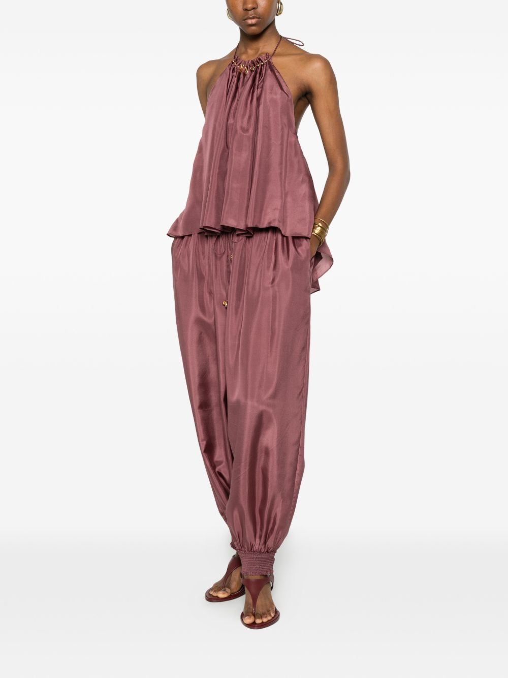 ASTER SILK TROUSERS