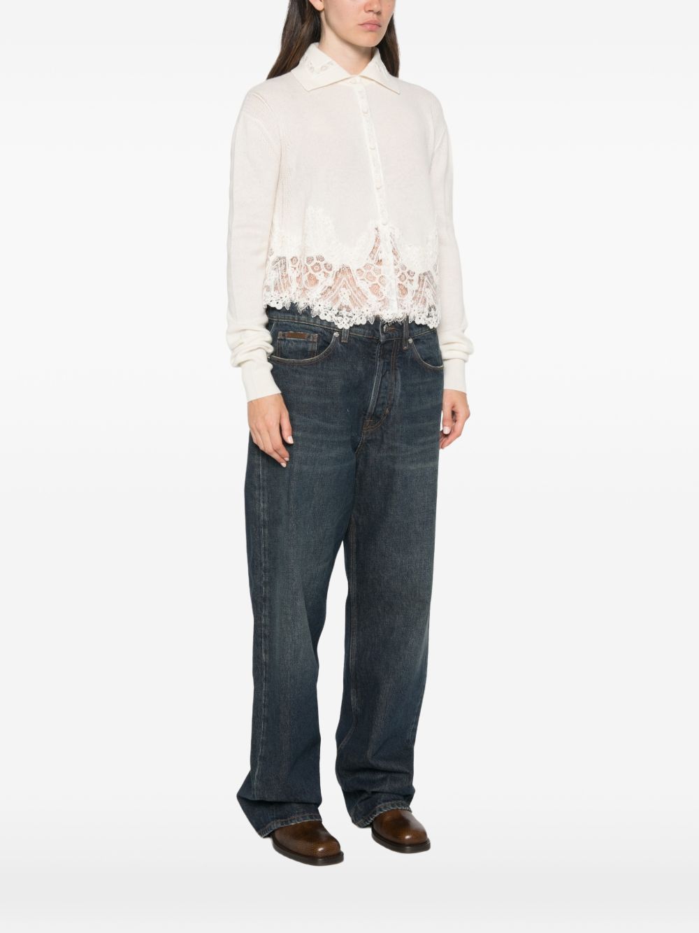 CASHEMRE LACE SHIRT
