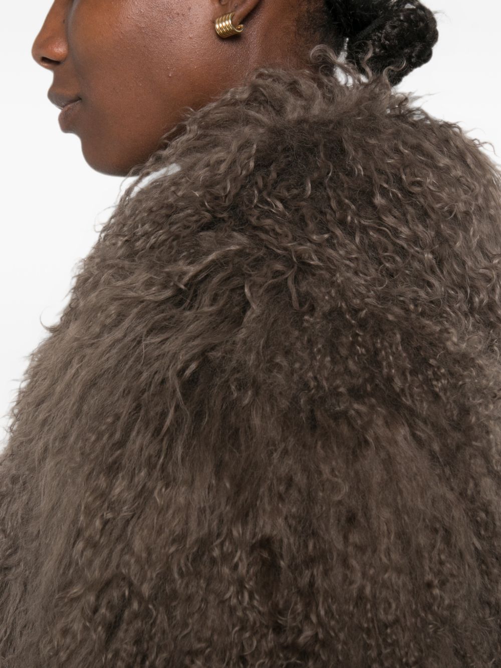 SHEARLING-EFFECT JACKET