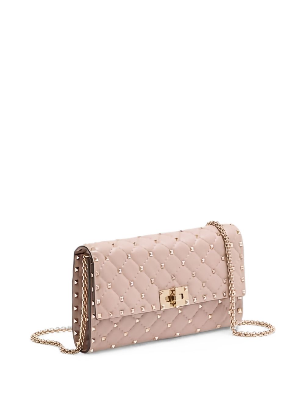 ROCKSTUD SPIKE SMALL LEATHER SHOULDER BAG