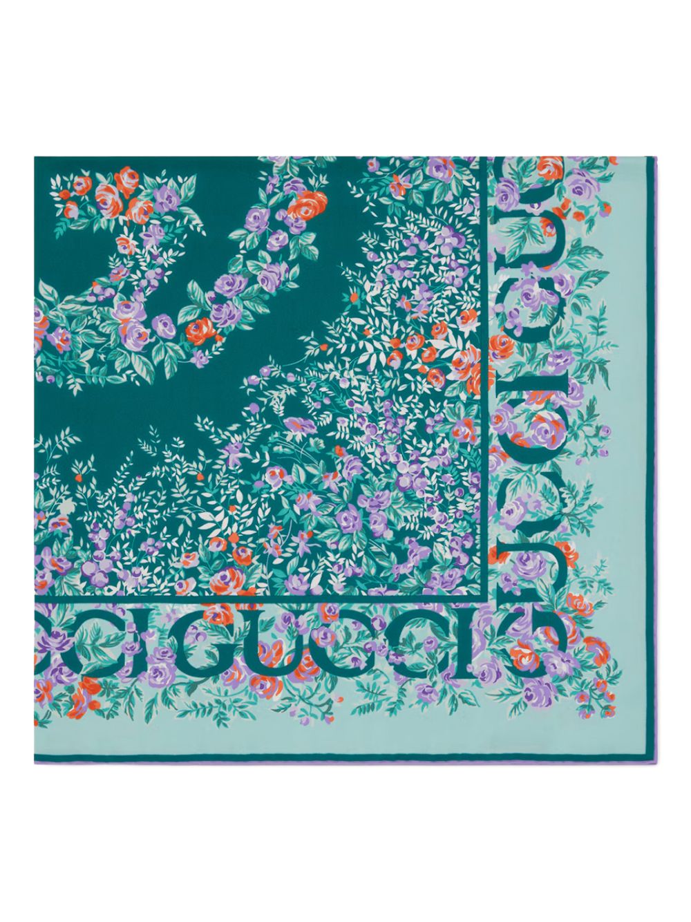 PRINTED SILK FOULARD