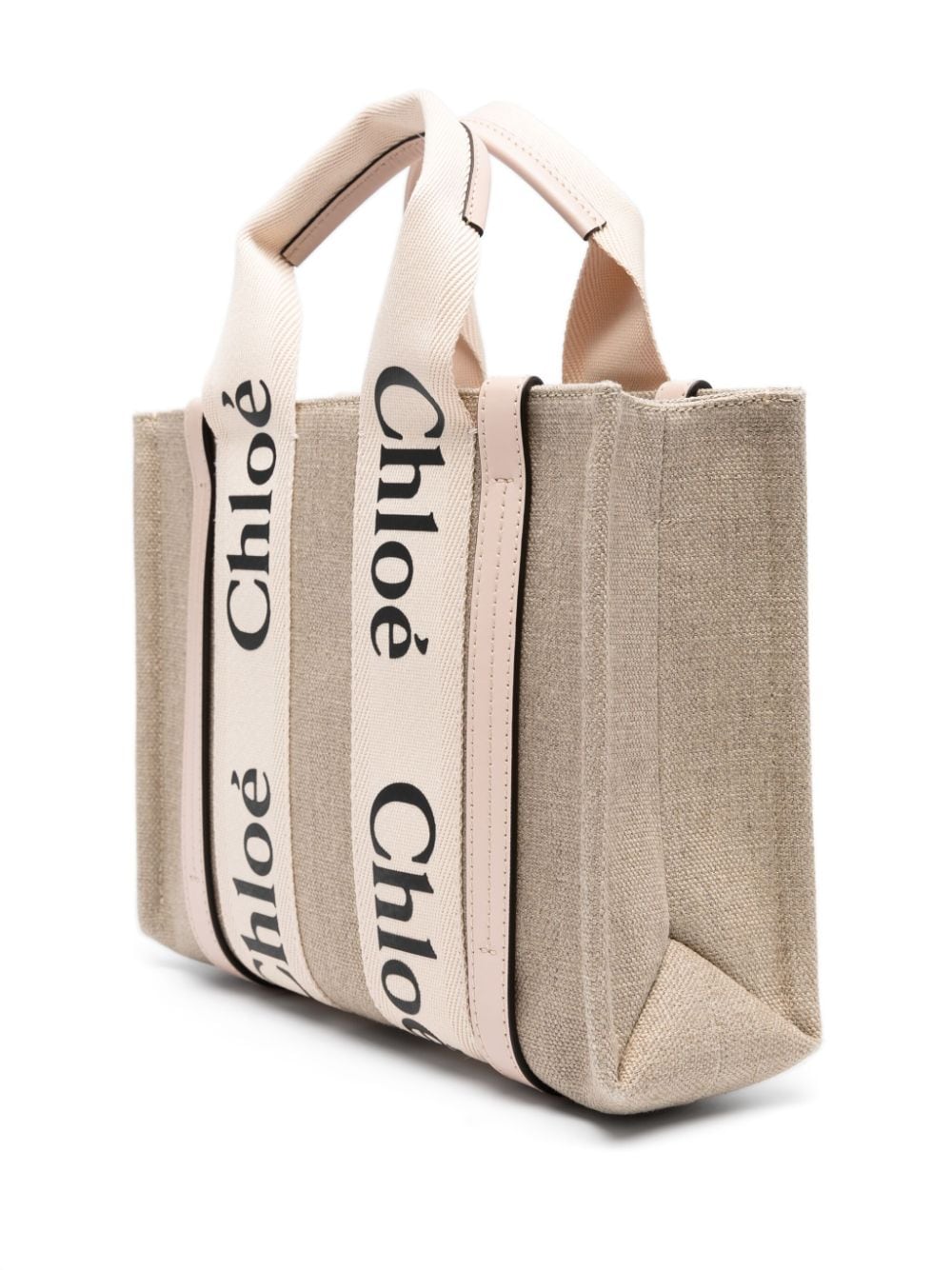 WOODY SMALL LINEN TOTE