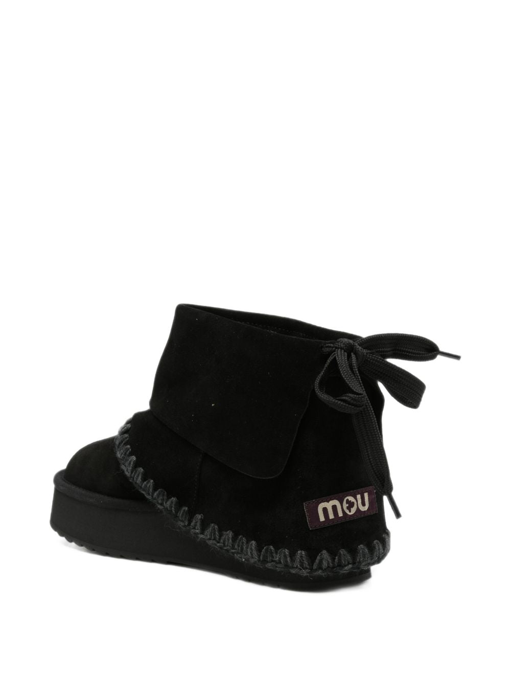 PLATFORM WOOL BOOTS