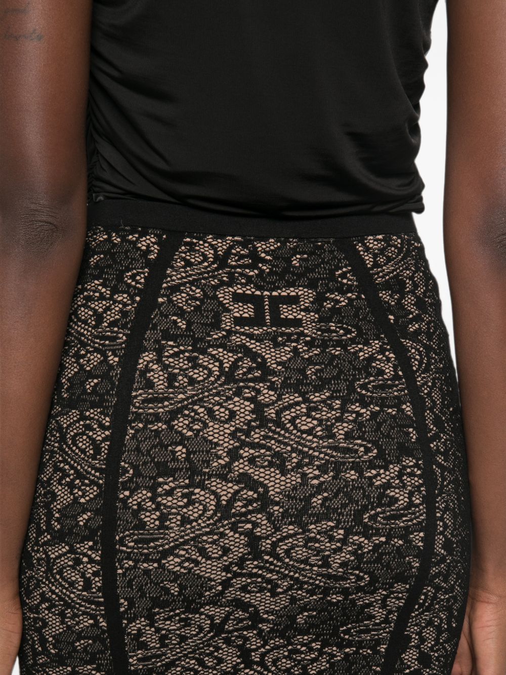 KNITTED MIDI SKIRT