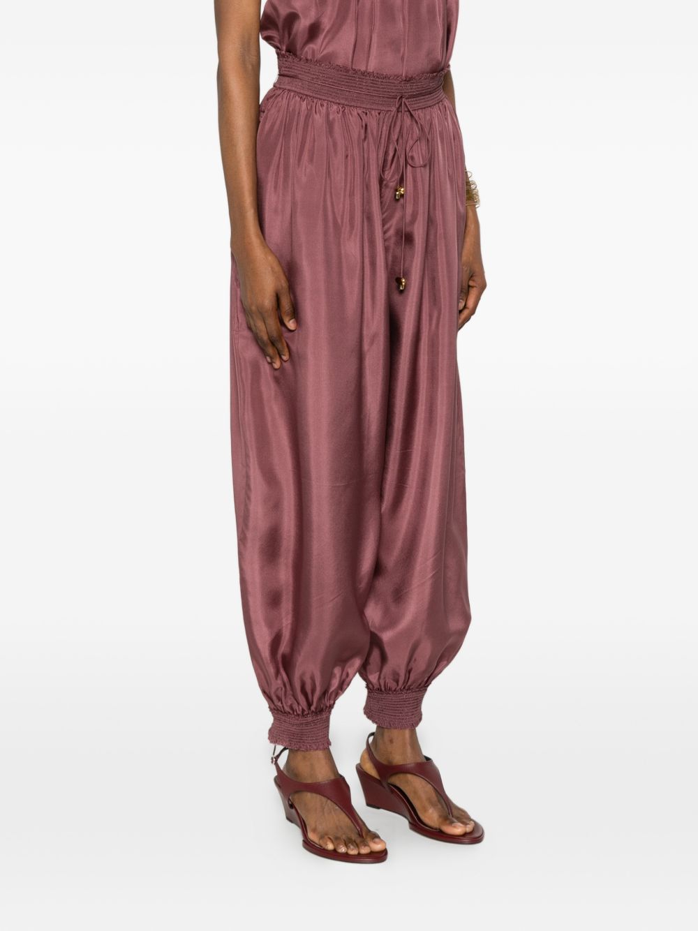 ASTER SILK TROUSERS