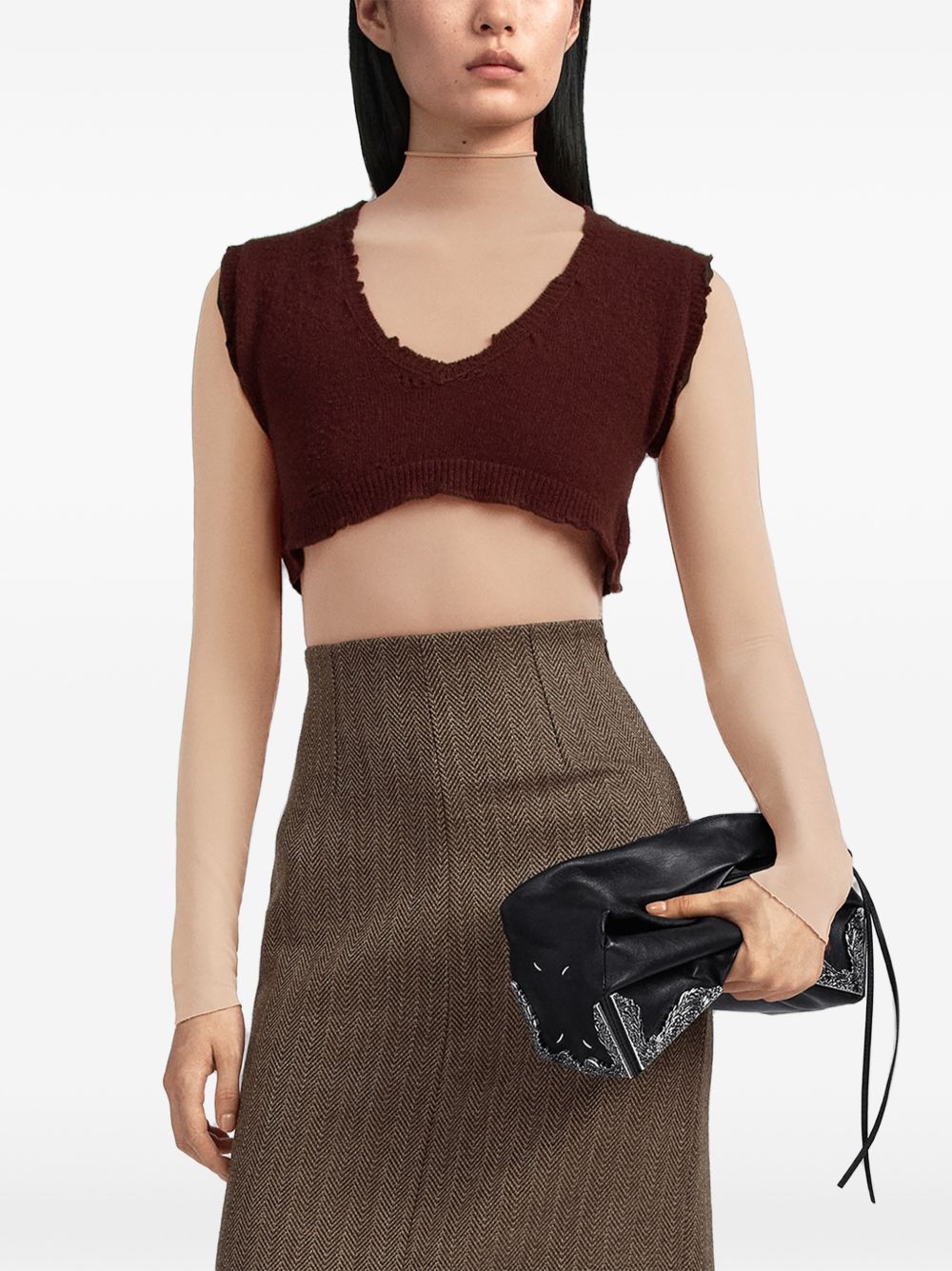 COTTON CROPPED TOP