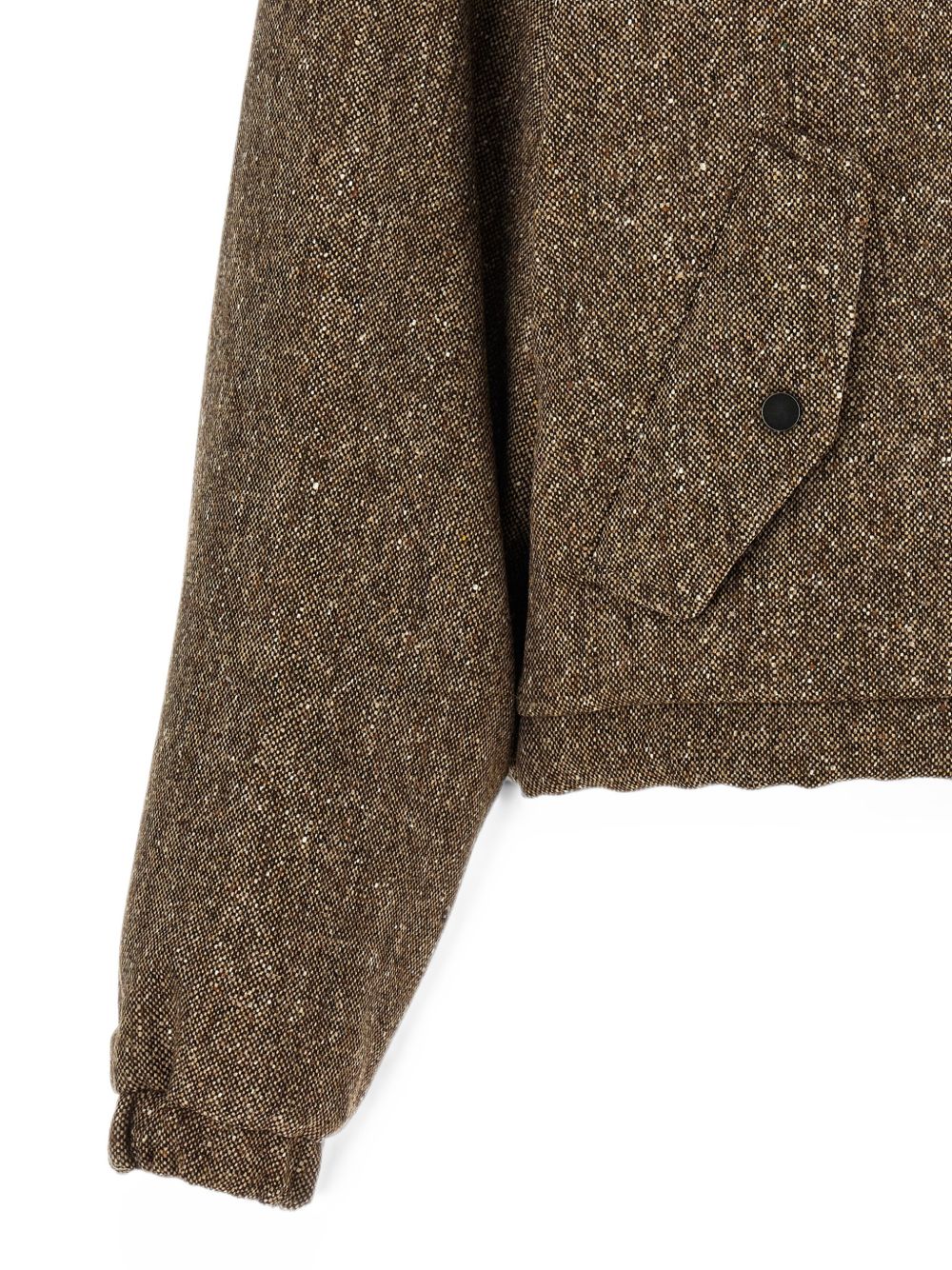 NYLON AND WOOL DOWN JACKET