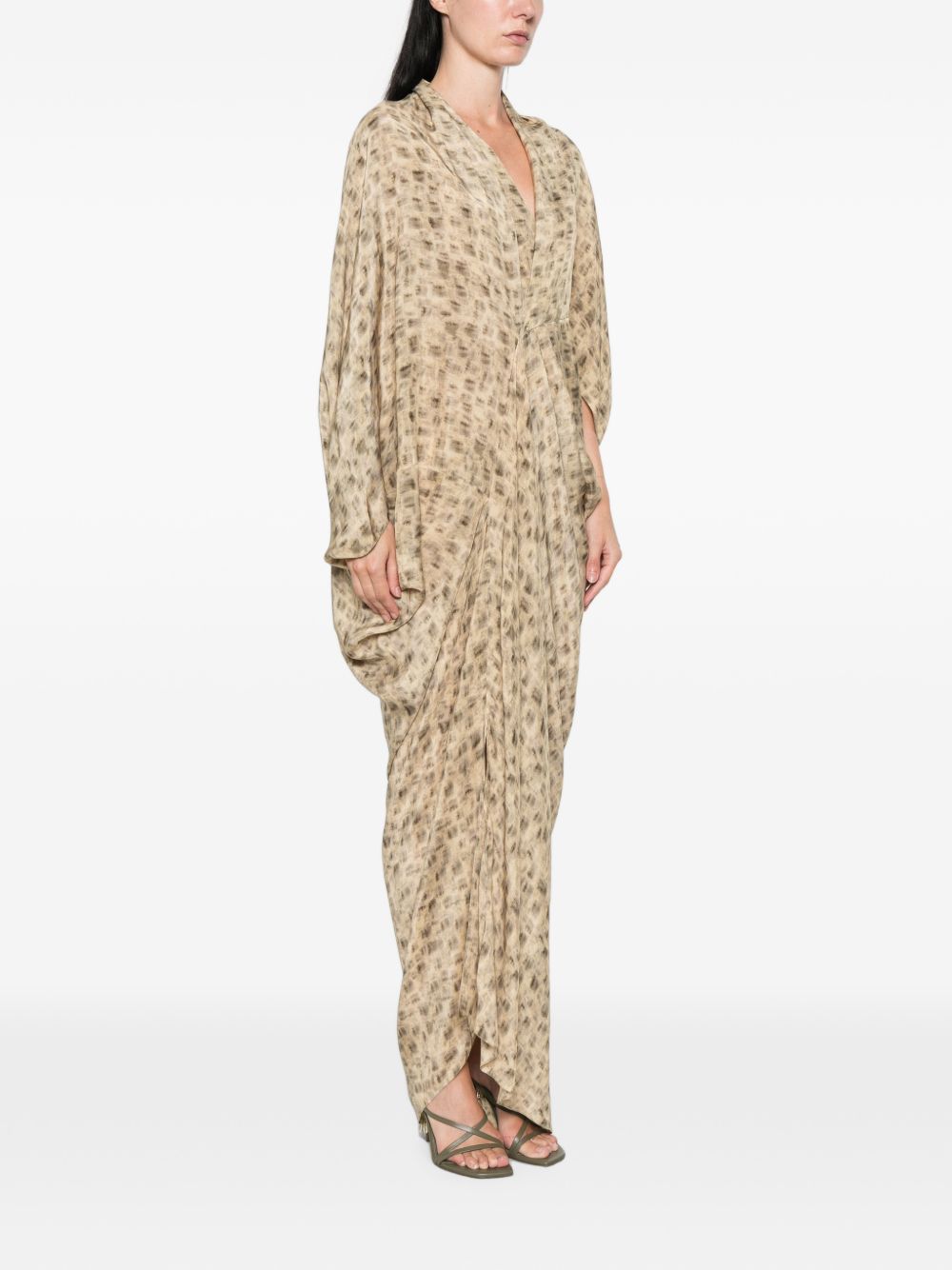 MAYU PRINTED LONG DRESS