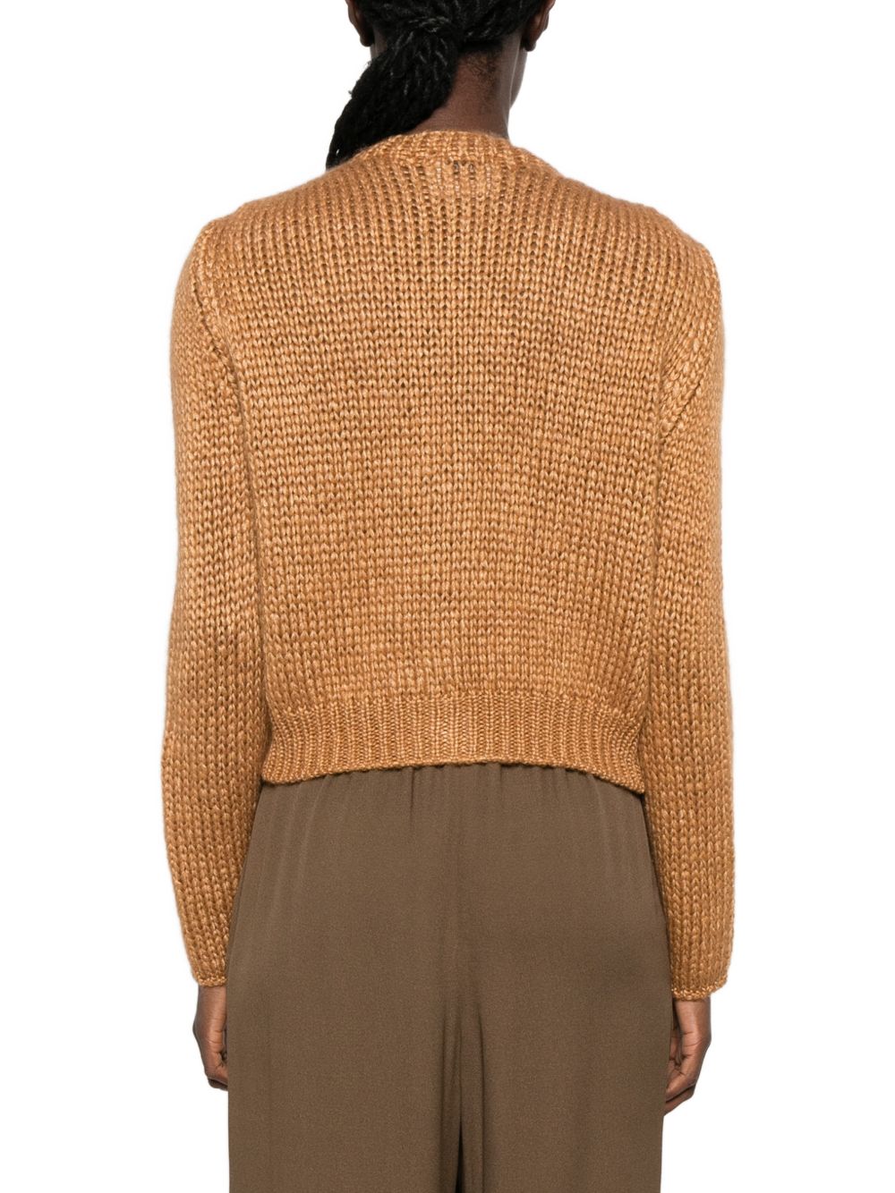 CASHMERE BLEND KITTED CARDIGAN