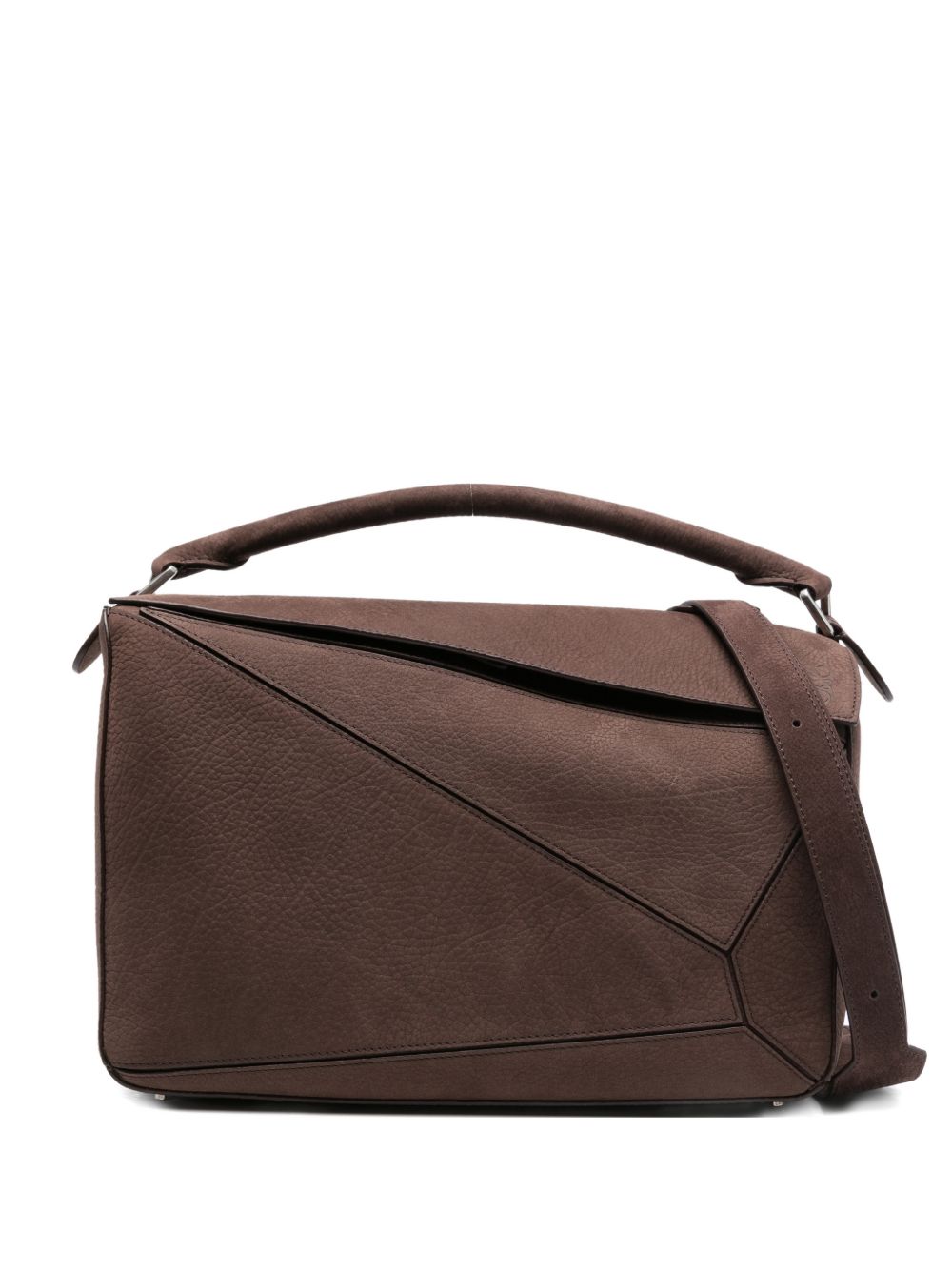 PUZZLE LARGE LEATHER HANDBAG