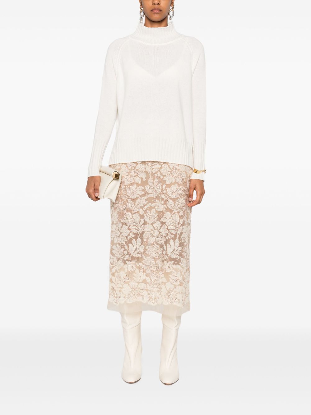 CASHMERE TURTLE-NECK SWEATER