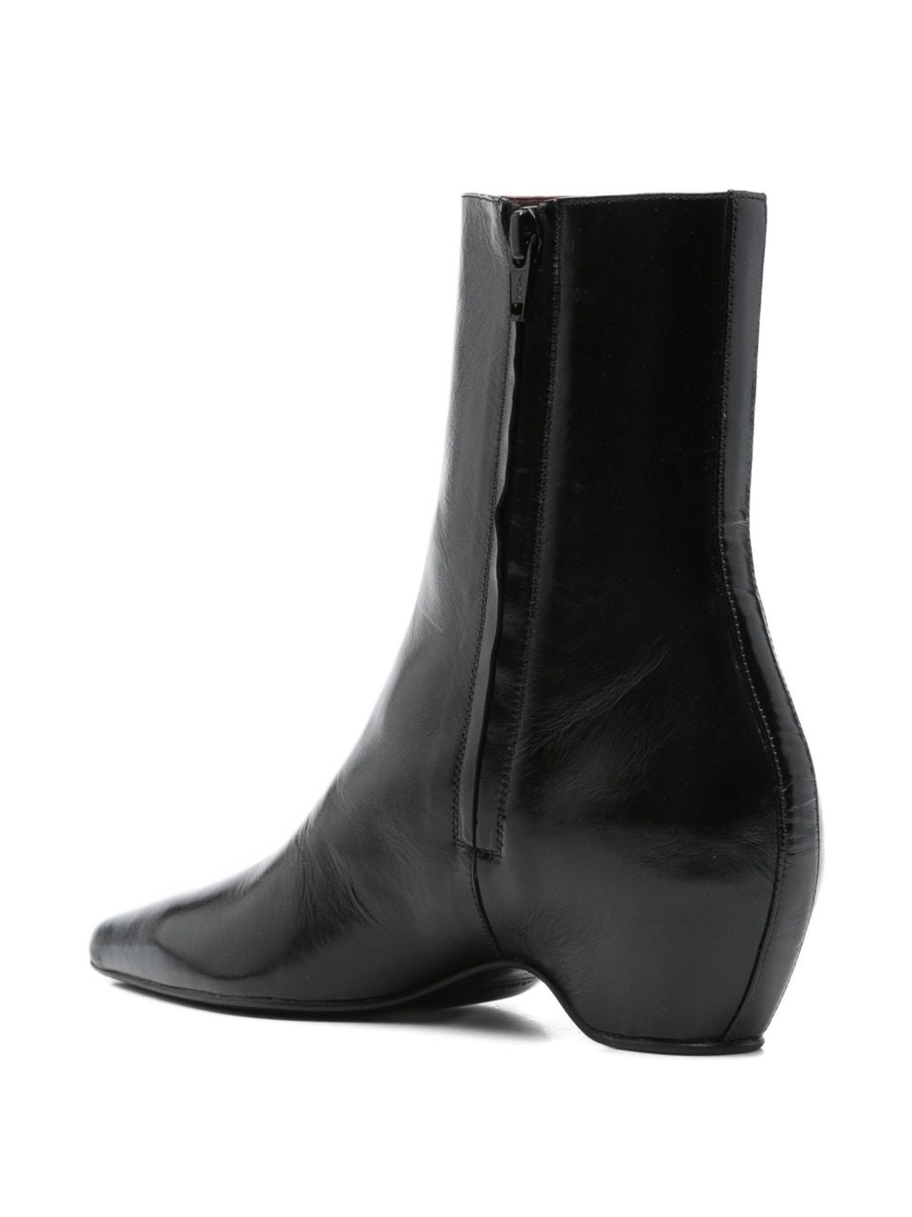 SYBIL LEATHER ANKLE BOOTS