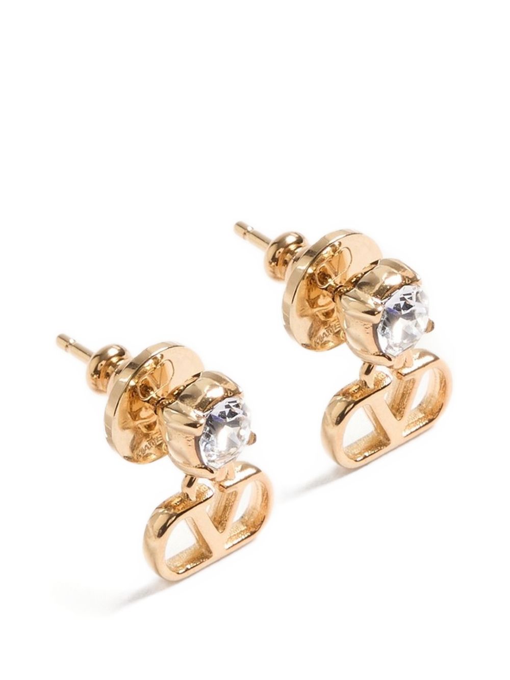 VLOGO SIGNATURE STRASS EARRINGS