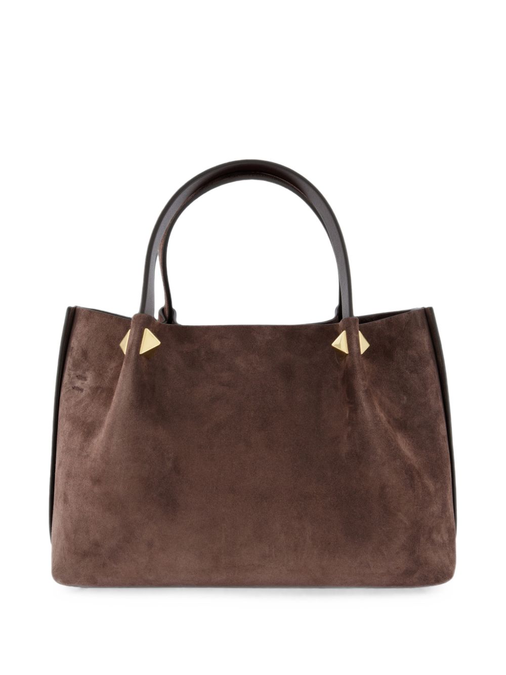 VLOGO SIGNATURE SMALL SUEDE LEATHER TOTE