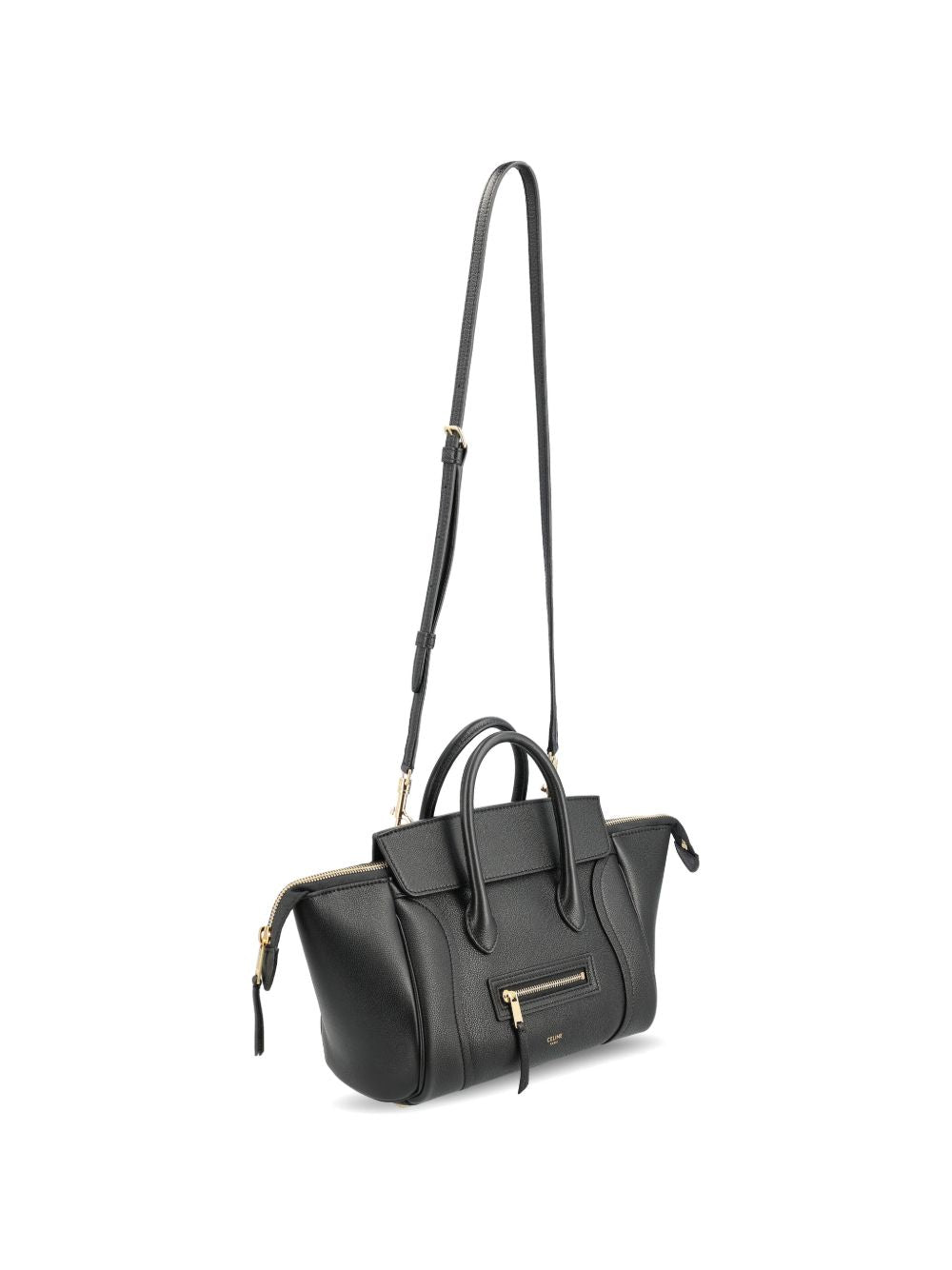 LUGGAGE SMALL LEATHER TOTE BAG
