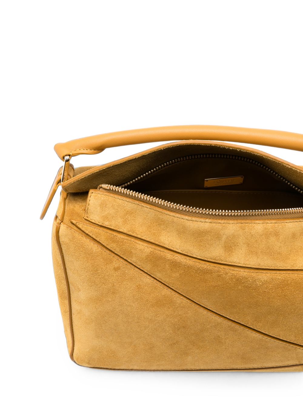 PUZZLE FEATHERLIGHT SMALL LEATHER HANDBAG