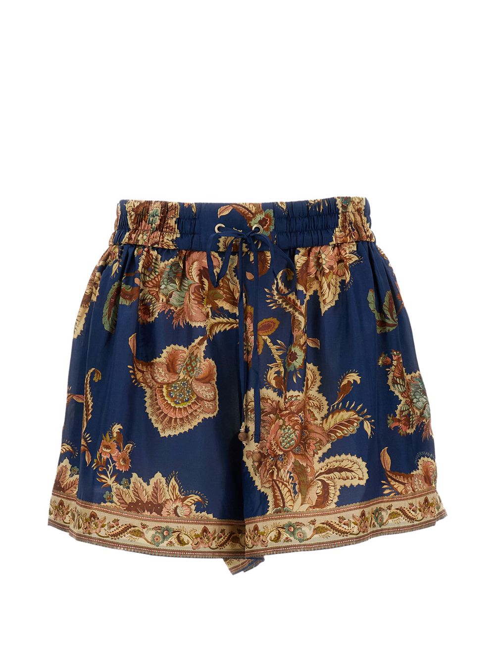 ASTER SILK PRINTED SHORTS