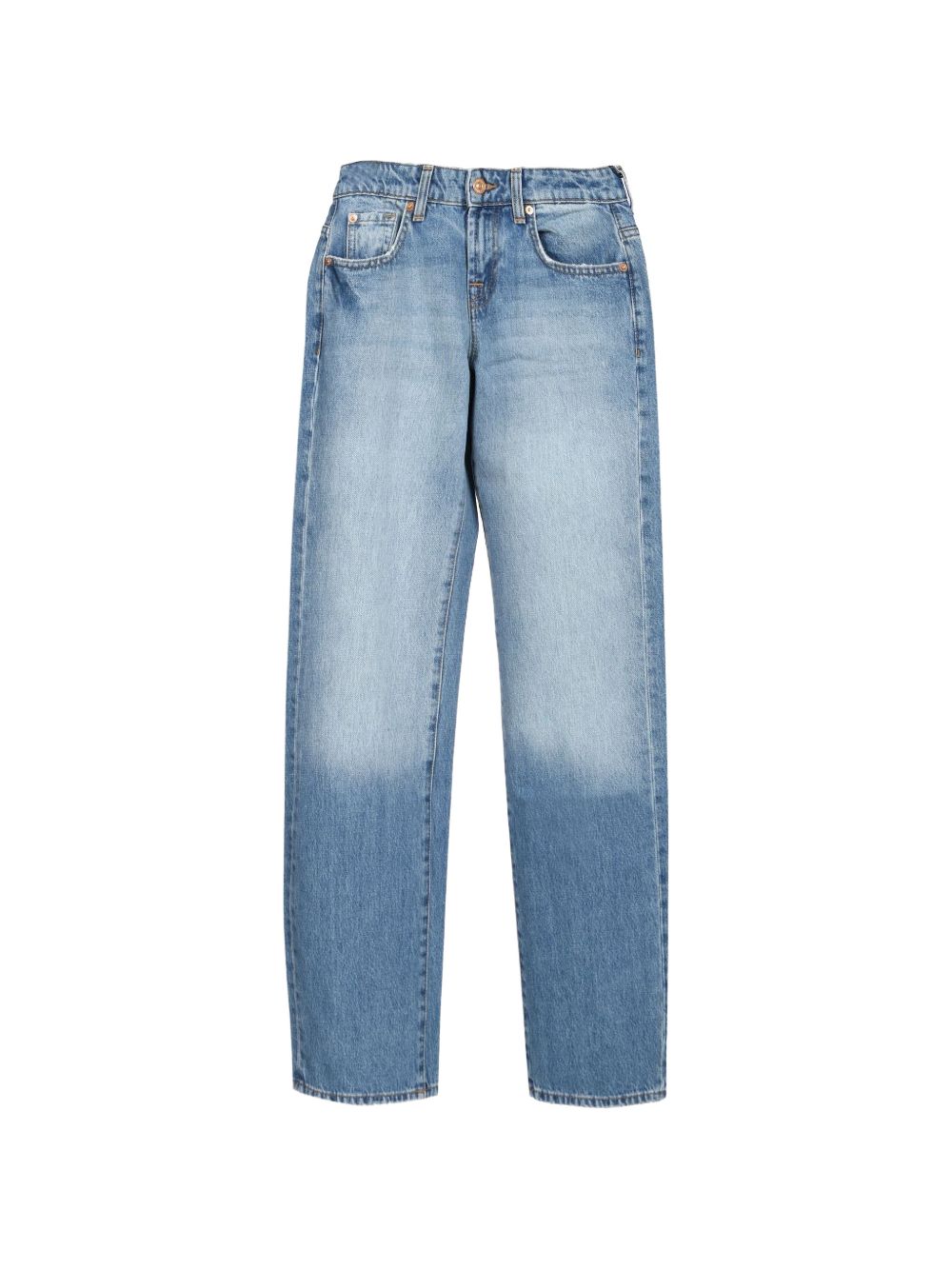 LOW STRAIGHT DENIM JEANS