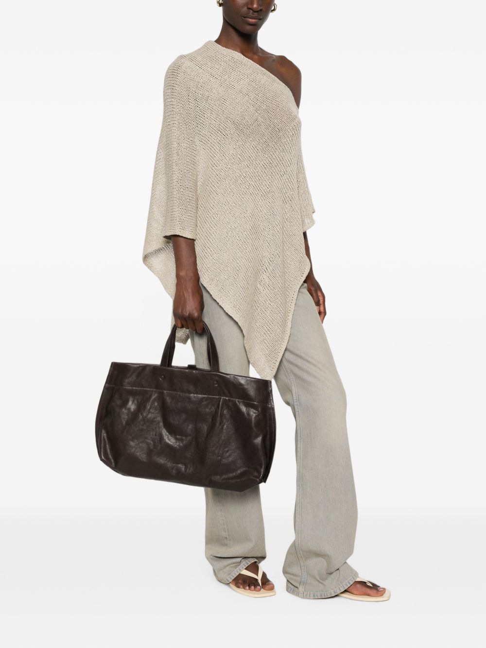 ELLI LEATHER TOTE BAG