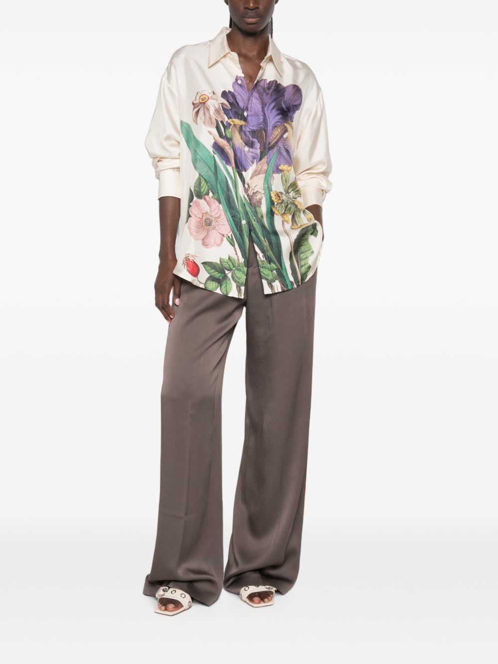 PRINTED SILK SHIRT