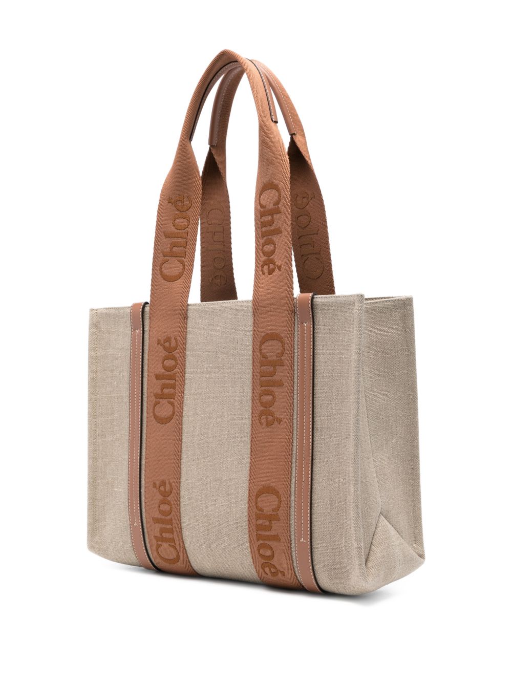 WOODY LINEN TOTE BAG