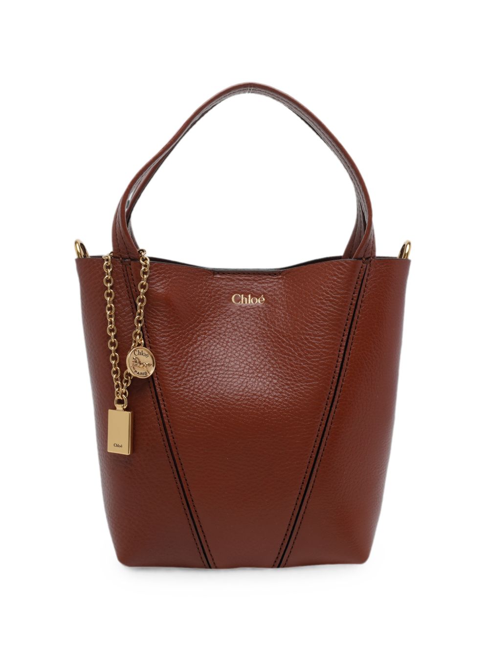 CHLOÉ SPIN SMALL LEATHER TOTE