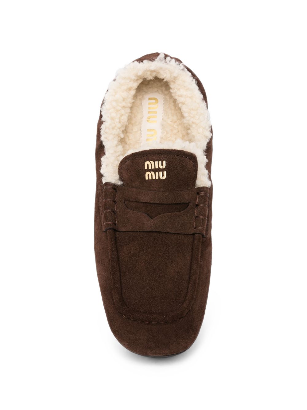 RUCHES LEATHER LOAFERS