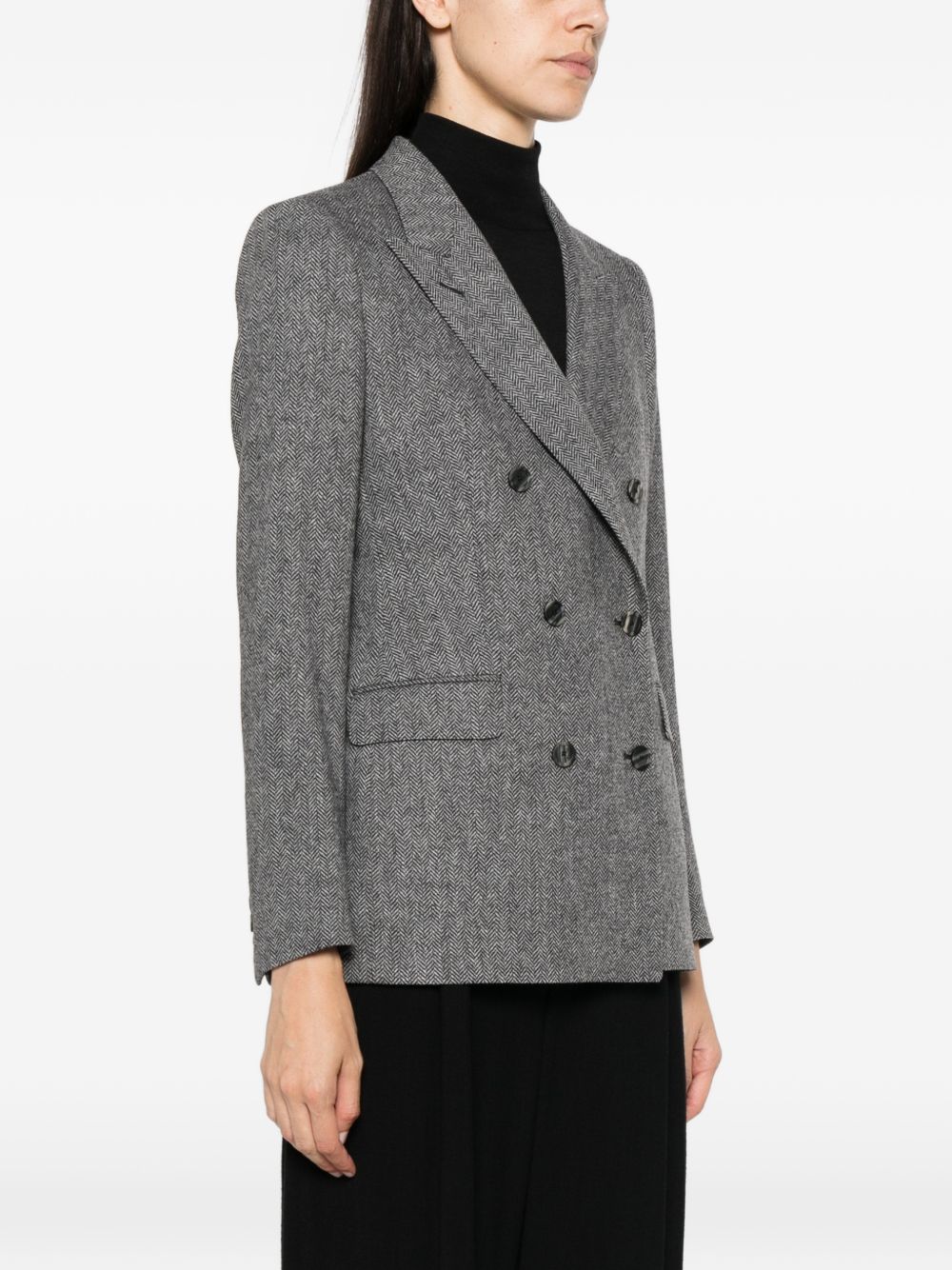 WOOL DOUBLE-BREASTED JACKET