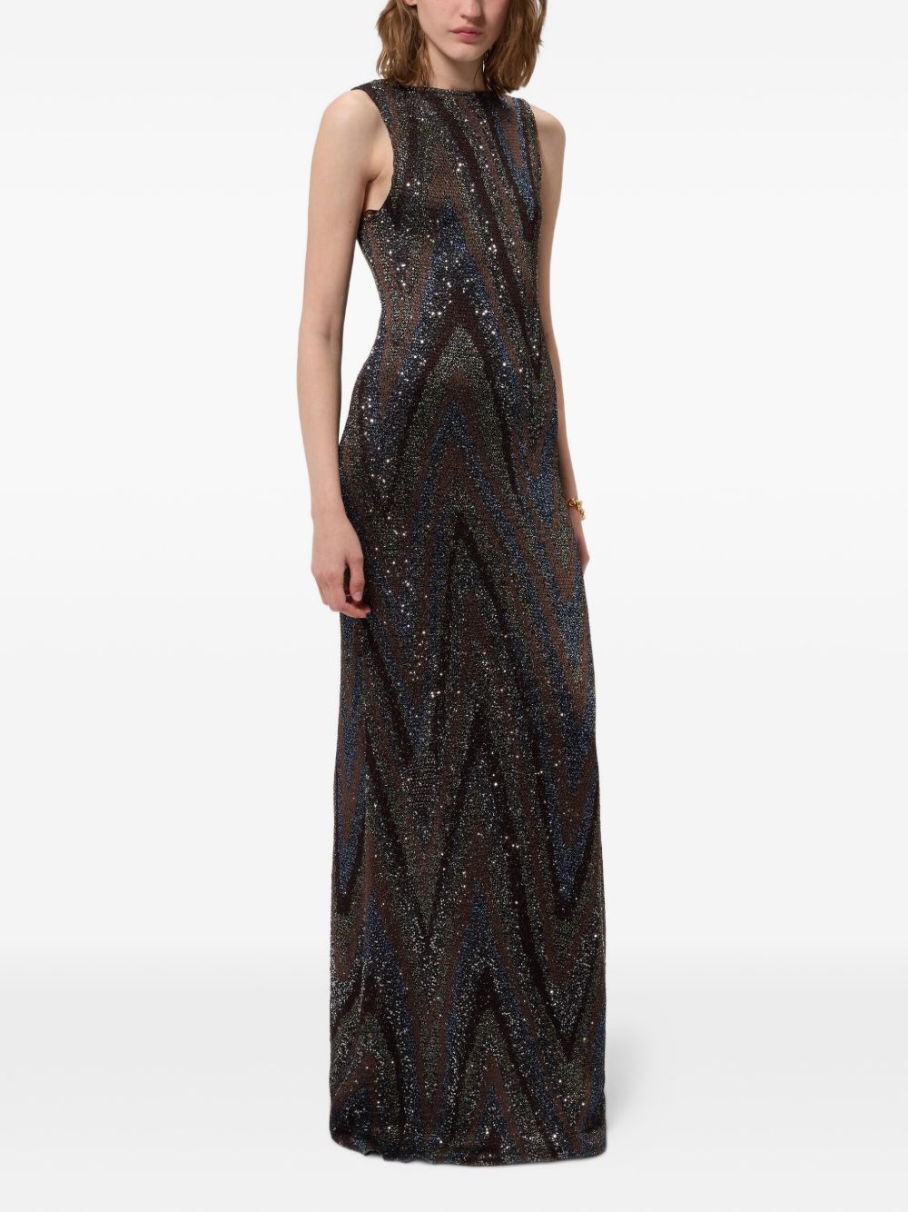 PRINTED LONG DRESS