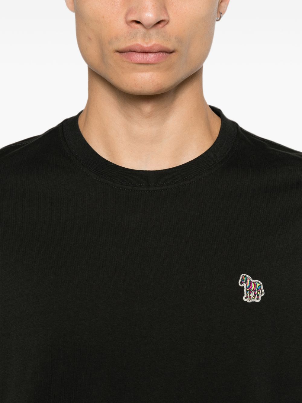 ZEBRA LOGO COTTON T-SHIRT