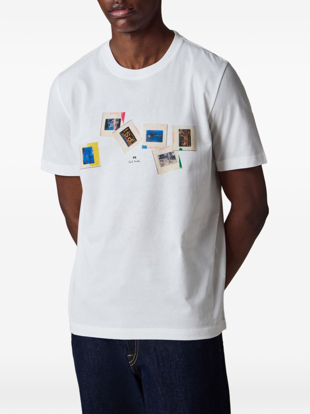 SLIDES COTTON T-SHIRT