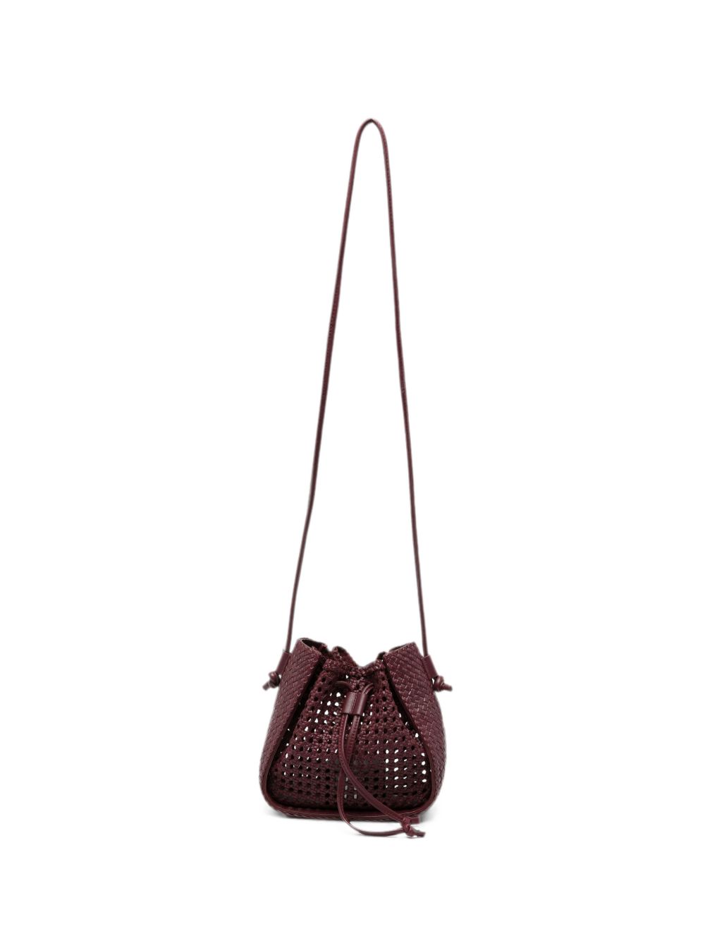 MY PEPITA LEATHER BUCKET BAG
