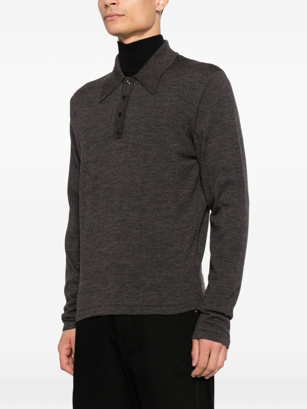 WOOL POLO SHIRT