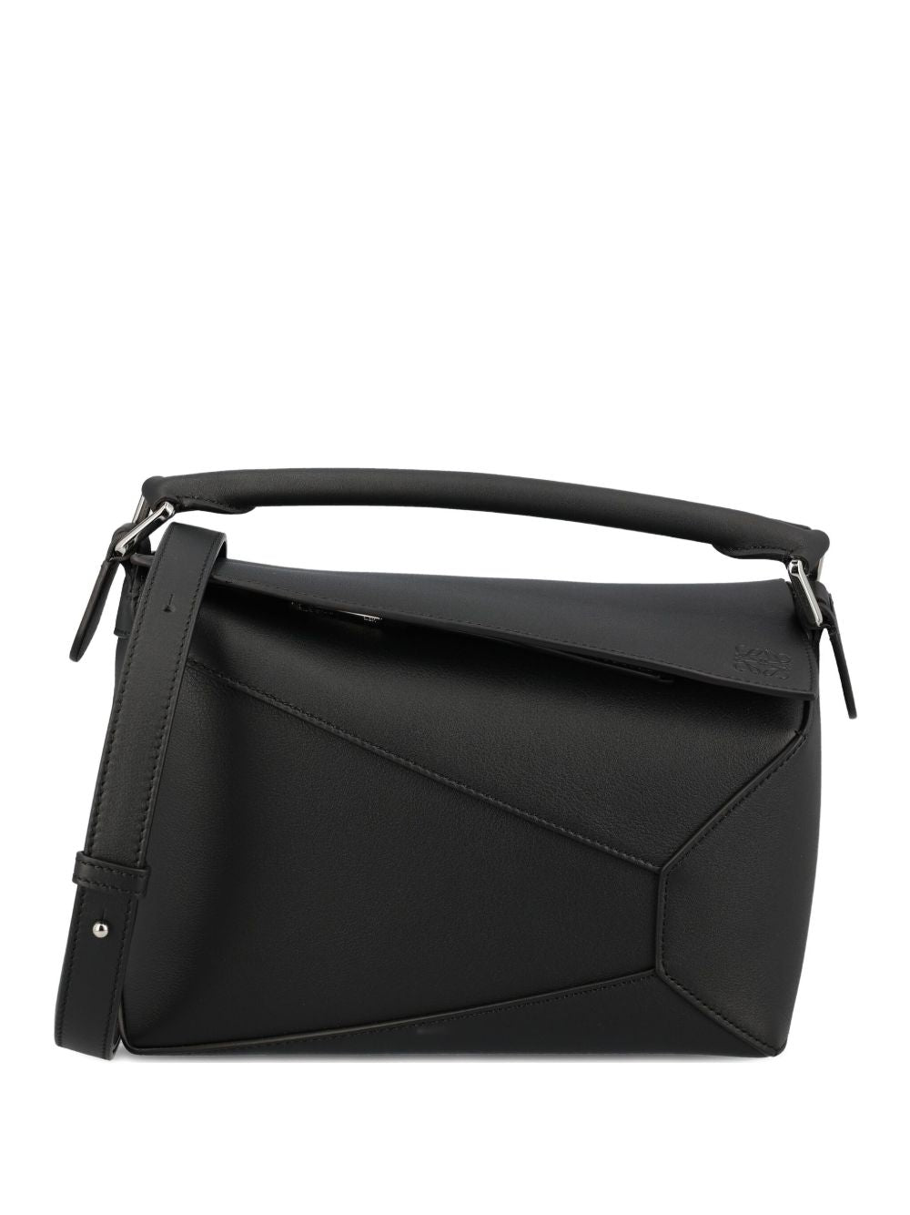 PUZZLE EDGE SMALL LEATHER HANDBAG