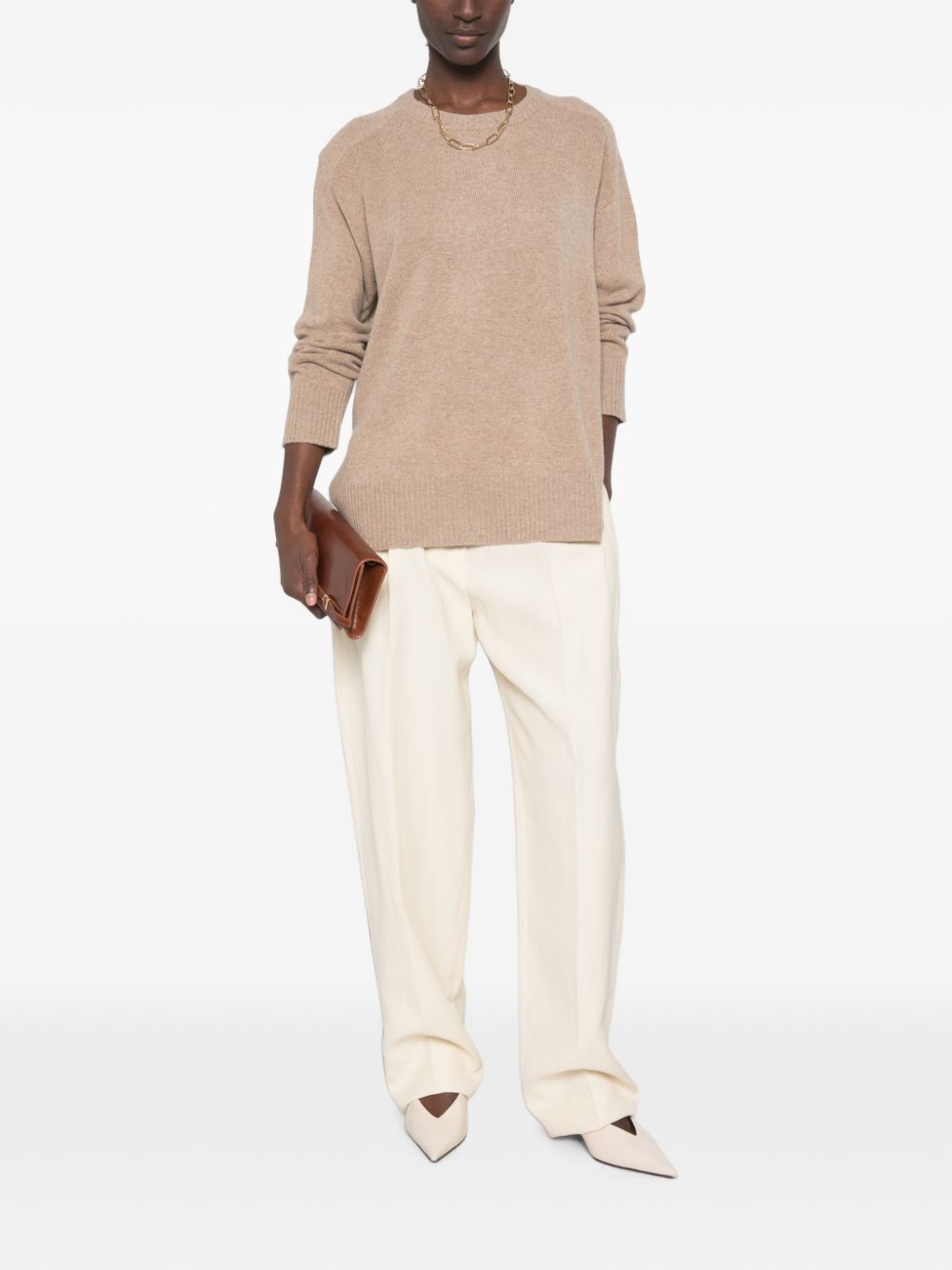 WOOL CREWNECK JUMPER