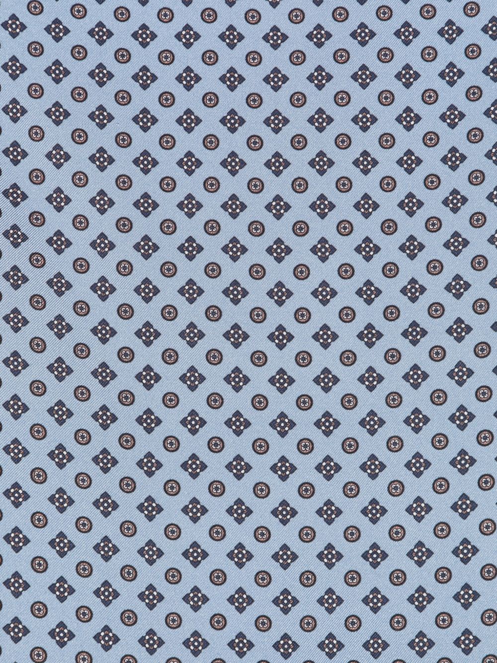 PRINTED SILK POCKET SQUARE