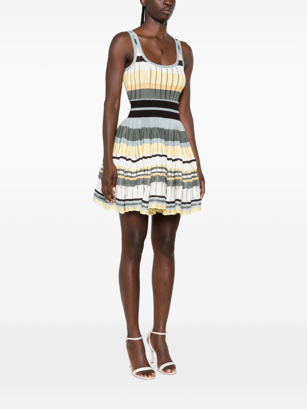 STRIPED MINI DRESS